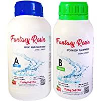 Fantasy Craft 0-3 Kg Fantasy- Resina epoxi Transparente Brillo Perfecto bicomponente de Colada(Varios Pesos Disponibles)